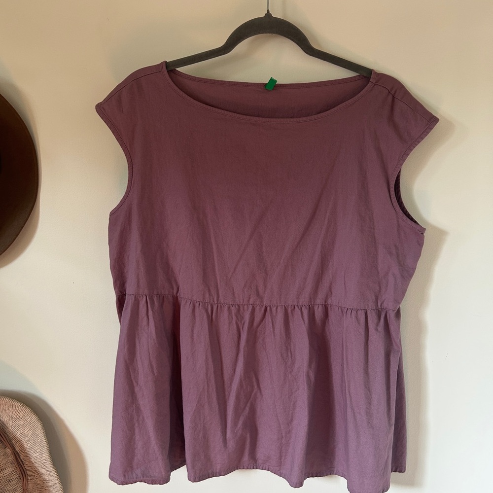 United Colors Of Benetton purple blouse